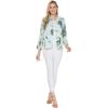 imageWomen Light Weight Rayon Casual Open Front Jacket Cardigan in Wispy CereusWispy Cereus Light Blue