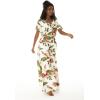 imageWomens Hawaiian Wide Legged with Pockets Jumpsuit in Cream RafelsiaCream Rafelsia