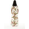 imageWomens Hawaiian Wide Legged with Pockets Jumpsuit in Cream RafelsiaCream Rafelsia