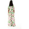 imageWomens Hawaiian Wide Legged with Pockets Jumpsuit in Lotus and OrchidLotus and Orchid