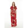 imageWomens Hawaiian Wide Legged with Pockets Jumpsuit in Wispy CereusPineapple Garden Burgundy