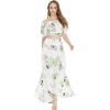 Women Pineapple Garden White Top