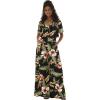 imageWomens Hawaiian Wide Legged with Pockets Jumpsuit in Cream RafelsiaBlack Rafelsia