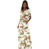 imageWomens Hawaiian Wide Legged with Pockets Jumpsuit in Cream RafelsiaCream Rafelsia