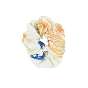 imageHawaii Hangover Hair Tie Scrunchies in Sunset Neon Pastel 1 PackSandy Beach Beige