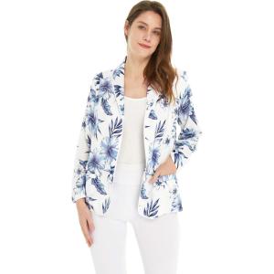 imageWomen Light Weight Rayon Casual Open Front Jacket Cardigan in BloomDay Dream Bloom