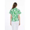 imageCouple Matching Hawaiian Luau Men and Women Shirts in Classic Vintage HibiscusGreen