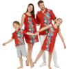 imageCouple Matching Luau Aloha Shirt Maxi Tank Dress Orchid Paradise NavyOrchid Paradise Red
