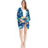 imageMatchable Couple Hawaiian Luau Shirt or Kimono in Sunset BlueMen Sunset Blue