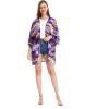 imageMatchable Couple Hawaiian Luau Shirt or Kimono in Sunset BlueMen Sunset Purple