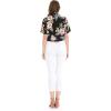imageMatchable Couple Hawaiian Luau Shirt or Tie Front Top in Hibiscus BlackMen Hibiscus Black