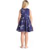 imageMatchable Family Hawaiian Luau Men Women Girl Boy Clothes in Classic Map Flamingo NavyGirl Fit and Flare