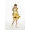 imageMatchable Family Hawaiian Luau Men Women Girl Boy Clothes in Sunset YellowGirl Simple Muumuu Ruffle