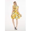 imageMatchable Family Hawaiian Luau Men Women Girl Boy Clothes in Sunset YellowWomen Fit and Flare