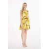 imageMatchable Family Hawaiian Luau Men Women Girl Boy Clothes in Sunset YellowWomen Fit and Flare