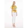 imageMatchable Family Hawaiian Luau Men Women Girl Boy Clothes in Sunset YellowWomen Shirt