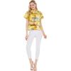 imageMatchable Family Hawaiian Luau Men Women Girl Boy Clothes in Sunset YellowWomen Shirt