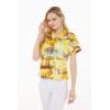 imageMatchable Family Hawaiian Luau Men Women Girl Boy Clothes in Sunset YellowWomen Shirt