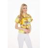 imageMatchable Family Hawaiian Luau Men Women Girl Boy Clothes in Sunset YellowWomen Shirt