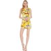 imageMatchable Family Hawaiian Luau Men Women Girl Boy Clothes in Sunset YellowWomen Tank