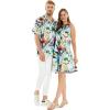 imageMatchable Couple Hawaiian Luau Men Shirt or Women Vintage Fit and Flare Dress in Lost in ParadiseMen Lost in Paradise
