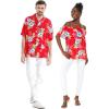 Men Hibiscus Red