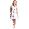 imageMatchable Family Hawaiian Luau Men Women Girl Boy Clothes in Classic Map Flamingo WhiteGirl Fit and Flare