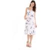 imageMatchable Family Hawaiian Luau Men Women Girl Boy Clothes in Classic Map Flamingo WhiteWomen Mermaid Dress