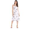 imageMatchable Family Hawaiian Luau Men Women Girl Boy Clothes in Classic Map Flamingo WhiteWomen Mermaid Dress