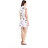 imageMatchable Family Hawaiian Luau Men Women Girl Boy Clothes in Classic Map Flamingo WhiteWomen Shirt Dress