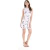 imageMatchable Family Hawaiian Luau Men Women Girl Boy Clothes in Classic Map Flamingo WhiteWomen Shirt Dress