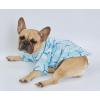 imageMatchable Family Hawaiian Luau Men Women Girl Boy Clothes in Classic Vintage Hibiscus BlueDog Shirt