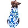 imageMatchable Family Hawaiian Luau Men Women Girl Boy Clothes in Classic Vintage Hibiscus BlueDog Shirt