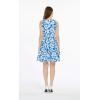 imageMatchable Family Hawaiian Luau Men Women Girl Boy Clothes in Classic Vintage Hibiscus BlueWomen Fit and Flare