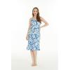 imageMatchable Family Hawaiian Luau Men Women Girl Boy Clothes in Classic Vintage Hibiscus BlueWomen Mermaid Ruffle