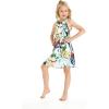 imageMatchable Family Hawaiian Luau Men Women Girl Boy Clothes in Lost in ParadiseGirl Round Neck Ruffle
