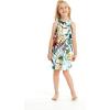 imageMatchable Family Hawaiian Luau Men Women Girl Boy Clothes in Lost in ParadiseGirl Round Neck Ruffle
