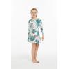 imageMatchable Family Hawaiian Luau Men Women Girl Boy Clothes in Mint ForestGirl Flare