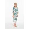 imageMatchable Family Hawaiian Luau Men Women Girl Boy Clothes in Mint ForestGirl Romper
