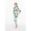 imageMatchable Family Hawaiian Luau Men Women Girl Boy Clothes in Mint ForestGirl Romper