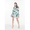 imageMatchable Family Hawaiian Luau Men Women Girl Boy Clothes in Mint ForestWomen Flare