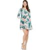 imageMatchable Family Hawaiian Luau Men Women Girl Boy Clothes in Mint ForestWomen Flare