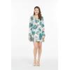 imageMatchable Family Hawaiian Luau Men Women Girl Boy Clothes in Mint ForestWomen Flare