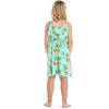 imageMatchable Family Hawaiian Luau Men Women Girl Boy Clothes in Pineapple Skull TurquoiseGirl Elastic Strap
