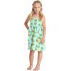 imageMatchable Family Hawaiian Luau Men Women Girl Boy Clothes in Pineapple Skull TurquoiseGirl Elastic Strap