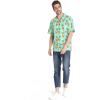 imageMatchable Family Hawaiian Luau Men Women Girl Boy Clothes in Pineapple Skull TurquoiseMen Short Sleeve