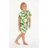 imageMatchable Family Hawaiian Luau Men Women Girl Boy Clothes in Bird of ParadiseBoy Short Sleeve