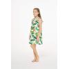imageMatchable Family Hawaiian Luau Men Women Girl Boy Clothes in Bird of ParadiseGirl Round Neck Shift