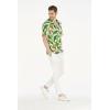 imageMatchable Family Hawaiian Luau Men Women Girl Boy Clothes in Bird of ParadiseMen Short Sleeve