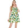 imageMatchable Family Hawaiian Luau Men Women Girl Boy Clothes in Bird of ParadiseWomen Round Neck Shift Dress